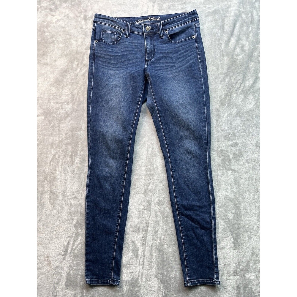 Universal Thread Womens Sz 6/28r Designer‎ Jeans Blue Mid Rise Skinny Stretch